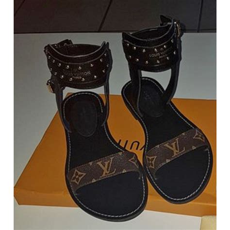 louis vuitton denim sandals|Louis Vuitton sandals price list.